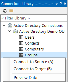 Connection Library - Active Directory Groups