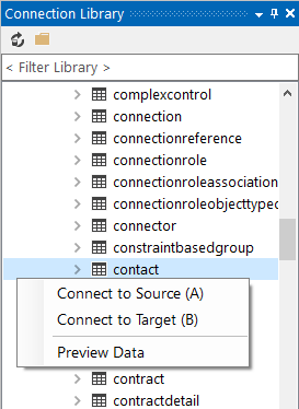 Contact Entity Connection Library