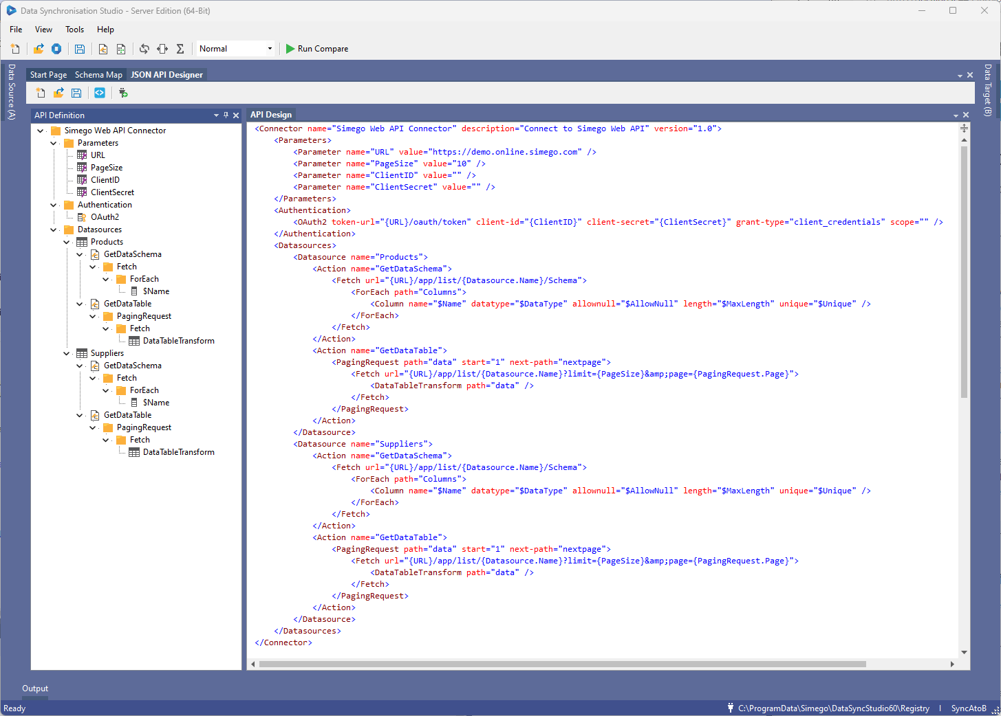 JSON API Designer Screenshot
