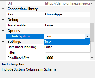Include System Columns