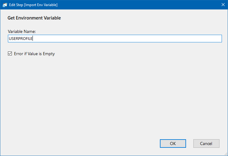 Import Environment Variable